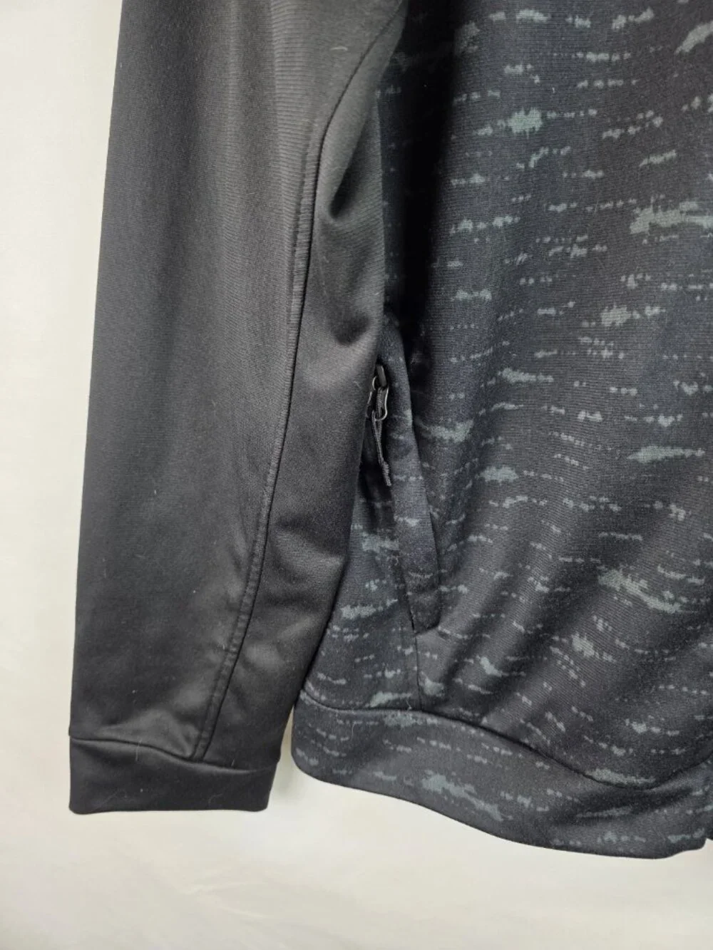 The North Face Mens Jacket Size Large Black Fleece Full Zip Jacket Long Sleeve